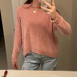 Rose pink sweater